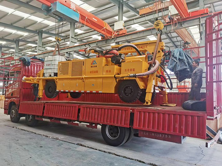 疫情防控不松懈，柴油機(jī)礦用混凝土濕式噴射車(chē)正常發(fā)貨！